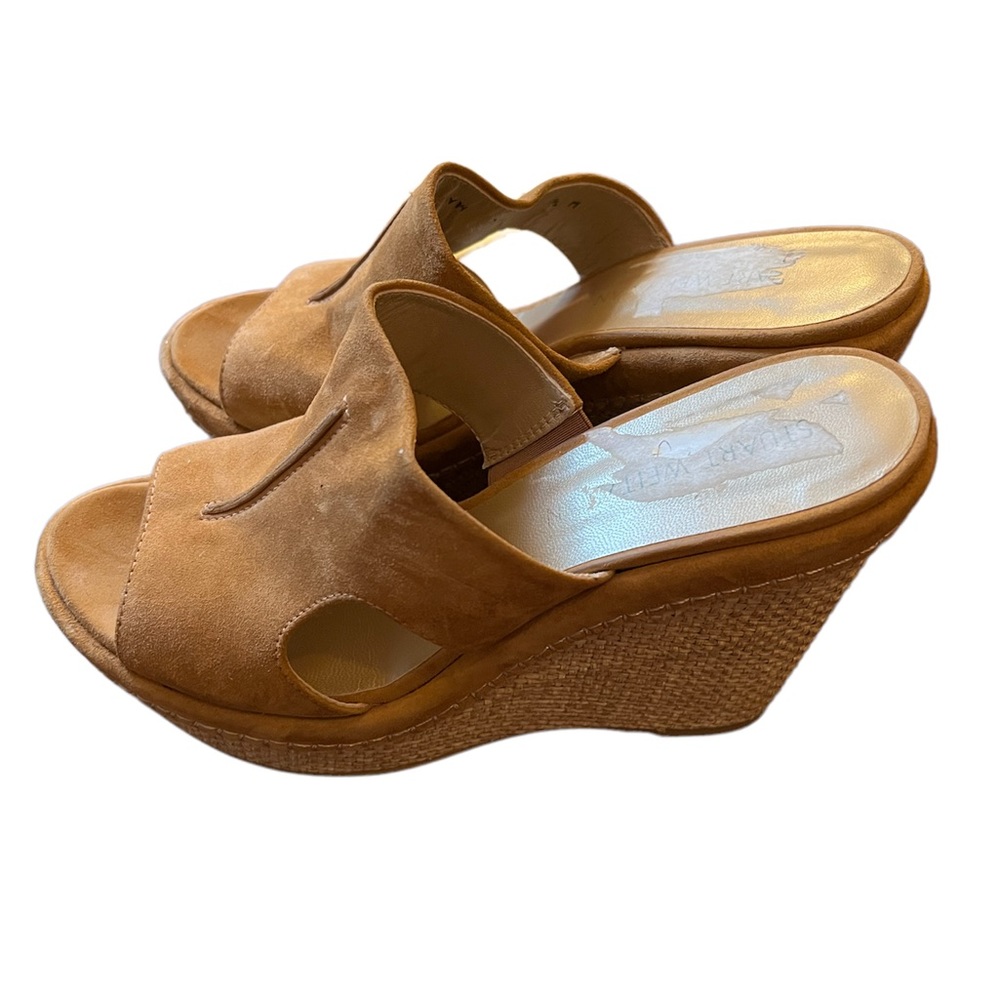 Stuart Weitzman suede wedge